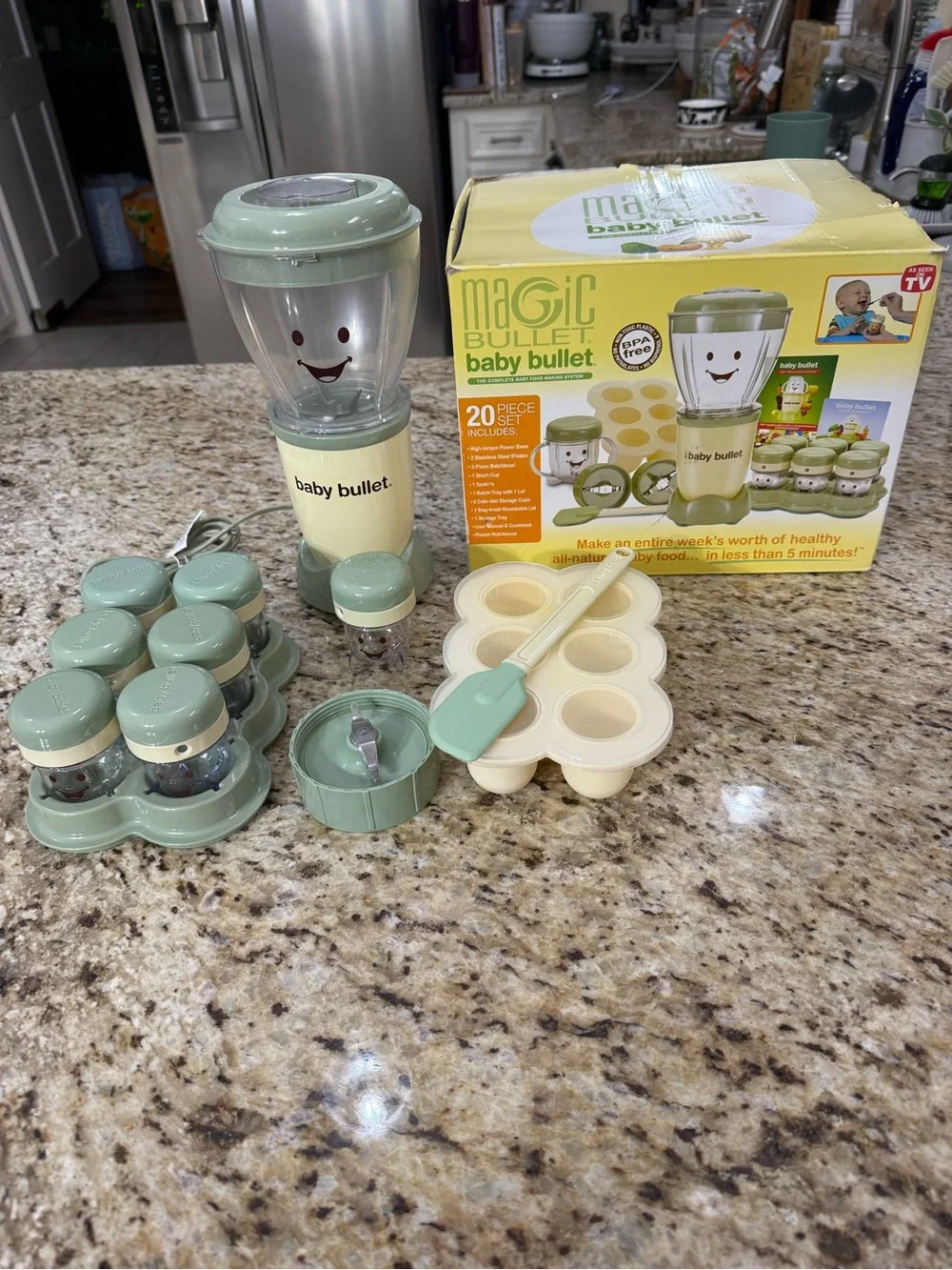 Baby Magic Bullet Baby Blender Food Processor Set
